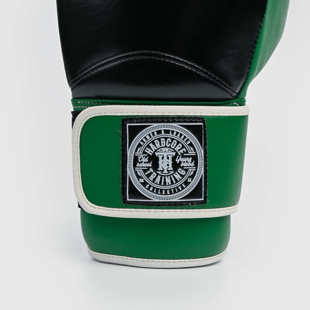 Боксерские перчатки Hardcore Training HardLea Black/Green