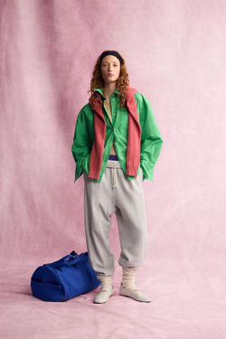 ZARA - FRUIT OF THE LOOM™ РУБАШКА С КАРМАНАМИ, ЯБЛОЧНО-ЗЕЛЕНЫЙ