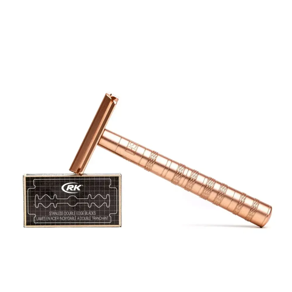 Т-образная бритва Henson Shaving AL13 медная Medium (HS-AL-CU-03-MDM-5) 1