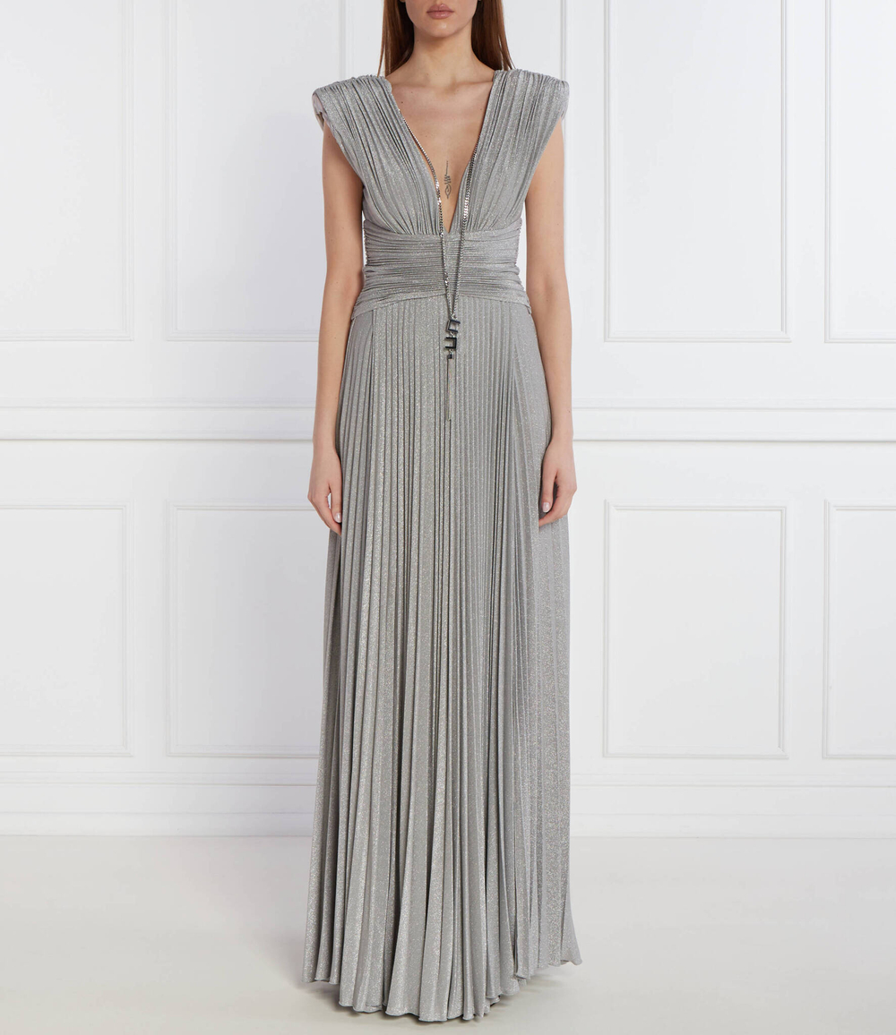 Платье Elisabetta Franchi - серебряный(AB56341E2)