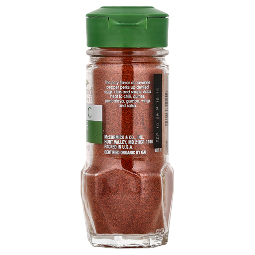 McCormick Gourmet, Органический кайенский перец, 42 г (1,5 унции)