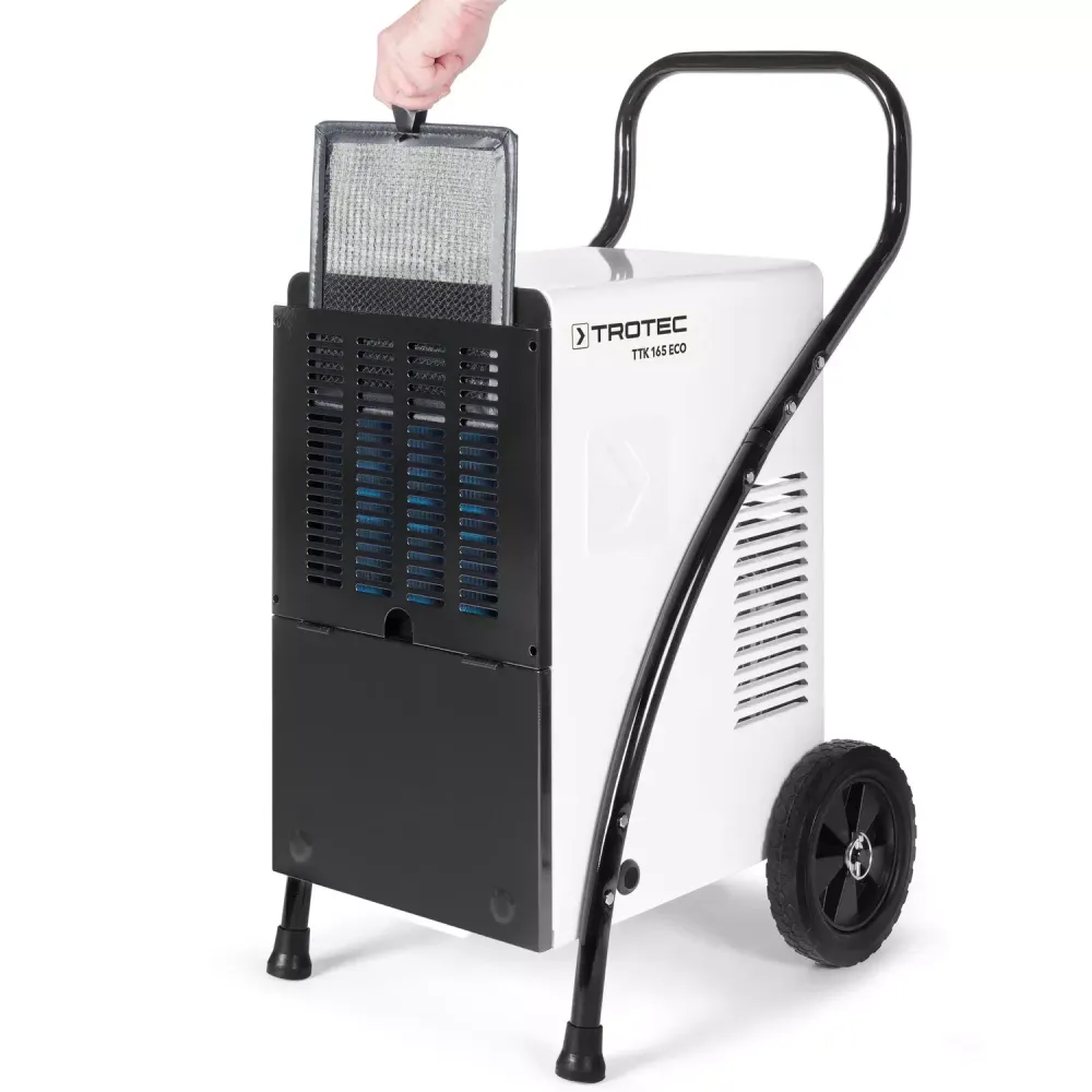 Осушитель воздуха TROTEC TTK 165 ECO мобильный - [до 52 л. за сутки / для S≈90 м²]