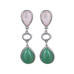 Серьги Possebon Q.Rose, Q.Verde A0585.7.17 S