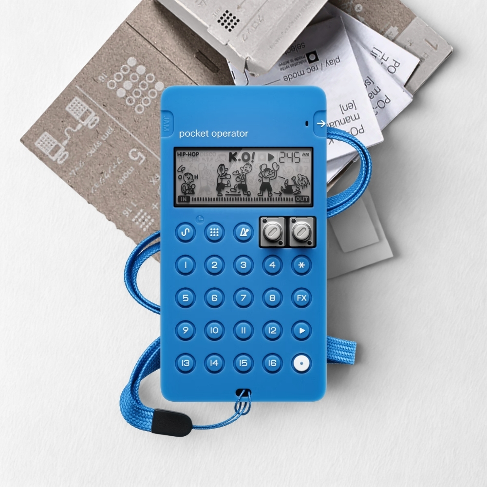 Teenage Engineering PO-33 + CA-X Pro (Синий)