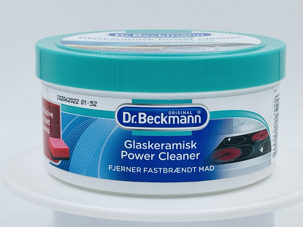 Dr. Beckmann Очиститель Power Cleaner для стеклокерамических плит 250 г (из Финляндии)
