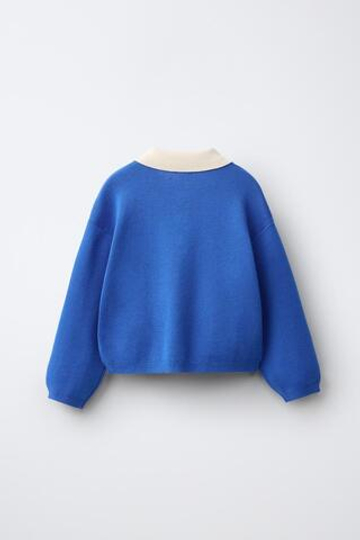 ZARA - FRUIT OF THE LOOM™ ТРИКОТАЖНОЕ ПОЛО, СИНИЙ ЭЛЕКТРИК