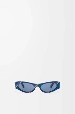 Loewe Солнцезащитные очки Flash Slim Cat-EyeLo, темно-синий