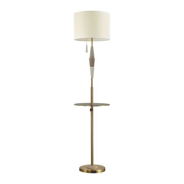 Торшер 1*E27 5403/1F коричневый/кремовый CLASSIC Latte Odeon Light Exclusive