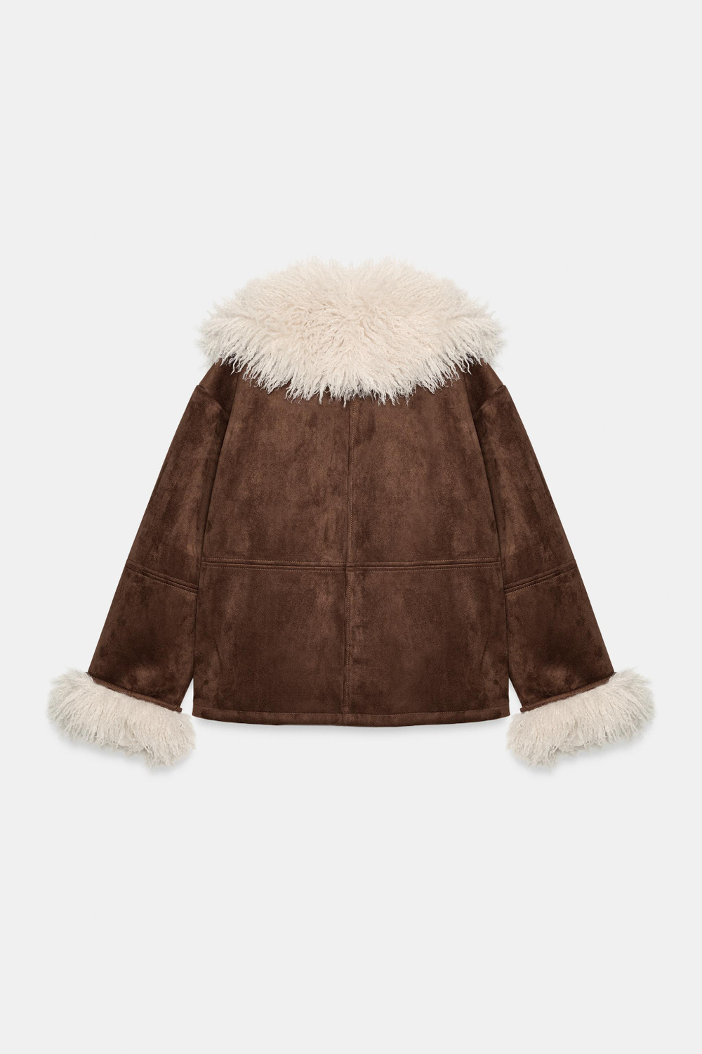 КОМБИНИРОВАННАЯ КУРТКА ИЗ ИСКУССТВЕННОГО МЕХА — ZARA