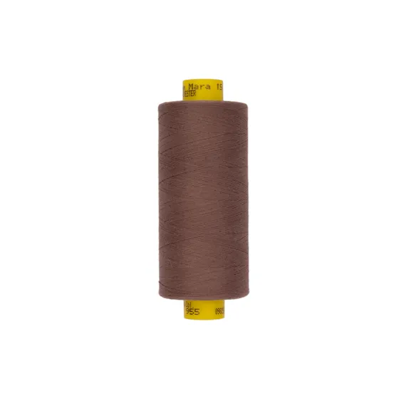 Нитки GUTERMANN Mara №150 кофейно-розовые (955)