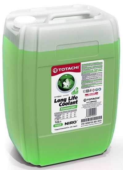 NIRO™ LONG LIFE COOLANT GREEN КОНЦЕНТРАТ TOTACHI Антифриз зеленый (10 Литров)