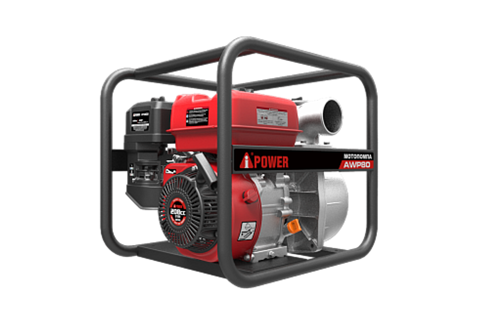 Мотопомпа A-iPower бензиновая для чистой воды AWP80