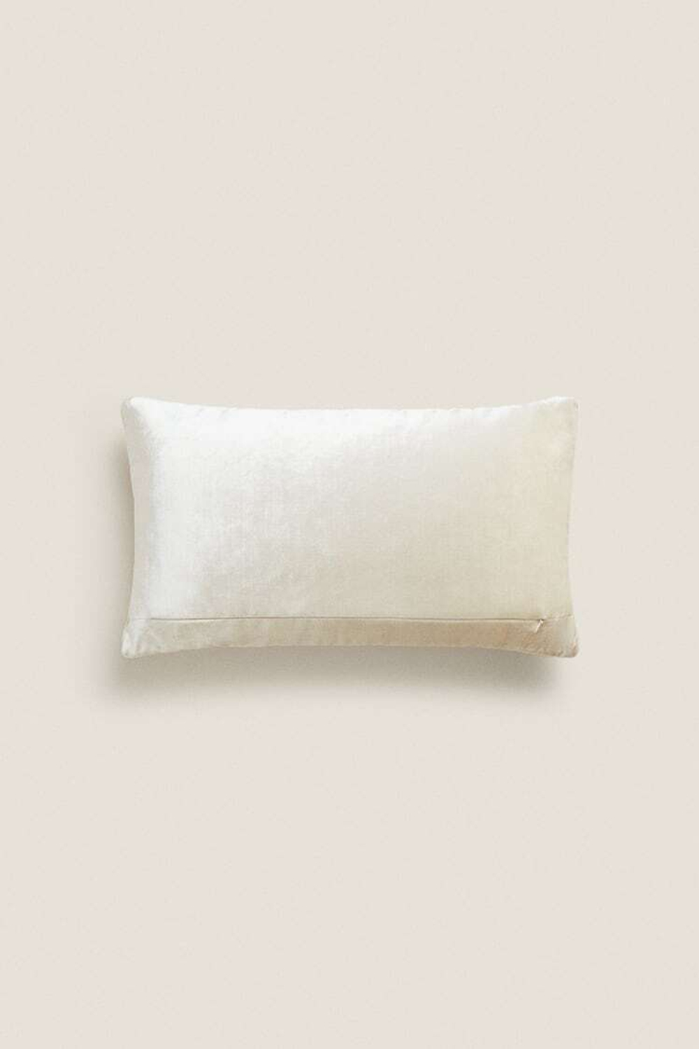 ZARA HOME ЧЕХОЛ ДЛЯ ДЕКОРАТИВНОЙ ПОДУШКИ, СЕРЕБРИСТЫЙ