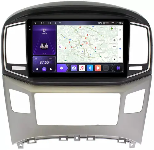 Магнитола для Hyundai H1 2015-2022 - Kuberg OL-9729 QLed+2K, Android 12, Быстрая, CarPlay, 4G SIM-слот