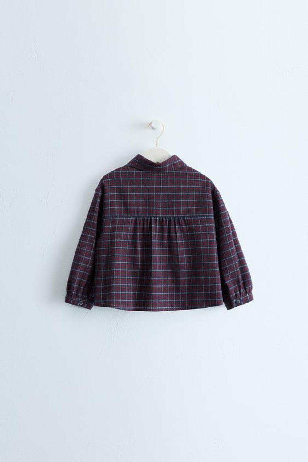ZARA ZARA TIMELESS — РУБАШКА В КЛЕТКУ, КРАСНОВАТЫЙ