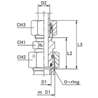Соединение PNF DS14 42х2 B4 (в сборе)