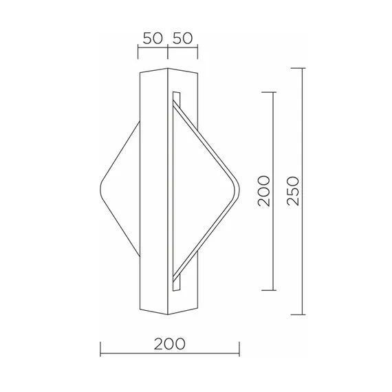 Настенный светильник LED4U L7367-2 BS LED4U