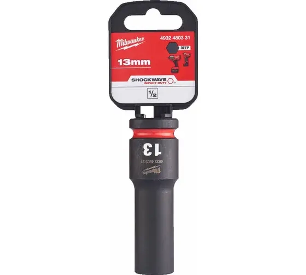 Головка 1/2" ударная удлиненная SHOCKWAVE™ 13мм GEN II