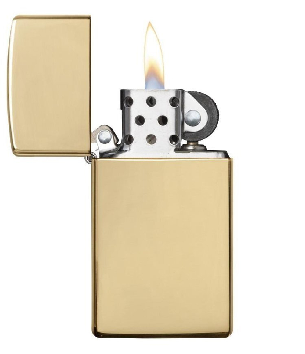 Зажигалка ZIPPO 1654B Slim® High Polish Brass