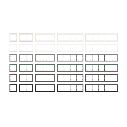 Рамка 4-я стекло изумруд,  серия R98 Glass