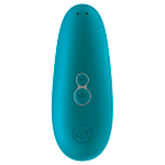 Бирюзовый бесконтактный клиторальный стимулятор 11,7см Womanizer Starlet 3 Turquoise WZ231SG8