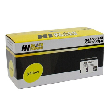 Тонер-картридж Hi-Black (HB-TK-5240Y) для Kyocera P5026cdn/M5526cdn, Yellow, 3K
