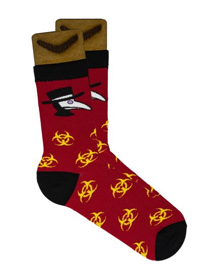 Носки BOOOMERANGS (Бубон №146) Красный (р-р 40/45)