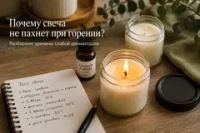 Почему свеча не пахнет при горении: причины слабой аромаотдачи и что делать?