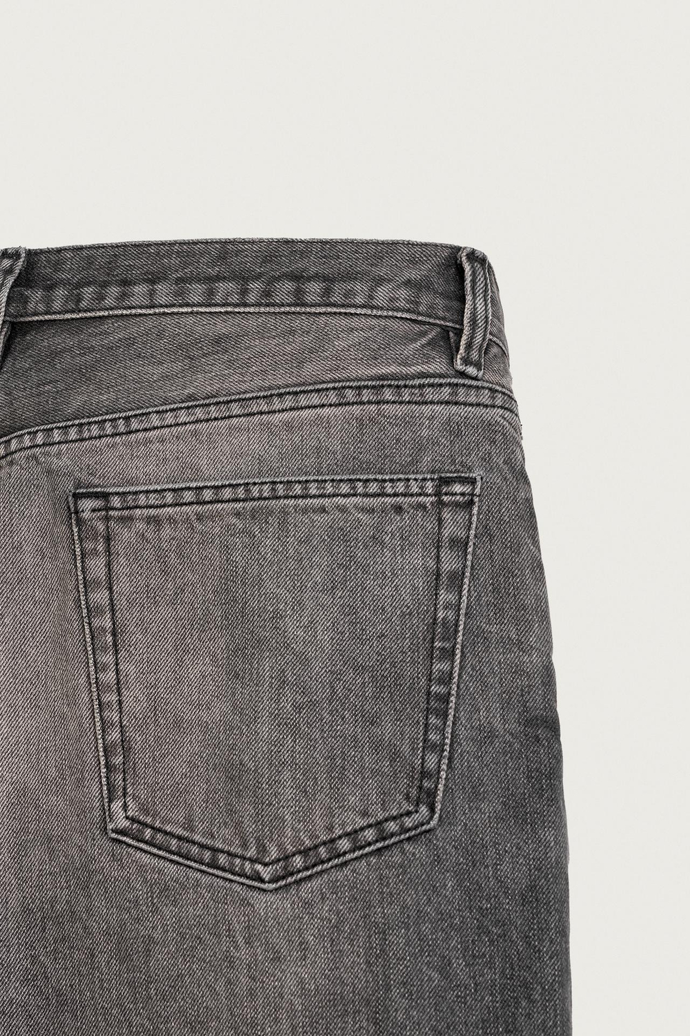 ZARA ДЖИНСЫ STRAIGHT FIT, УГОЛЬНЫЙ