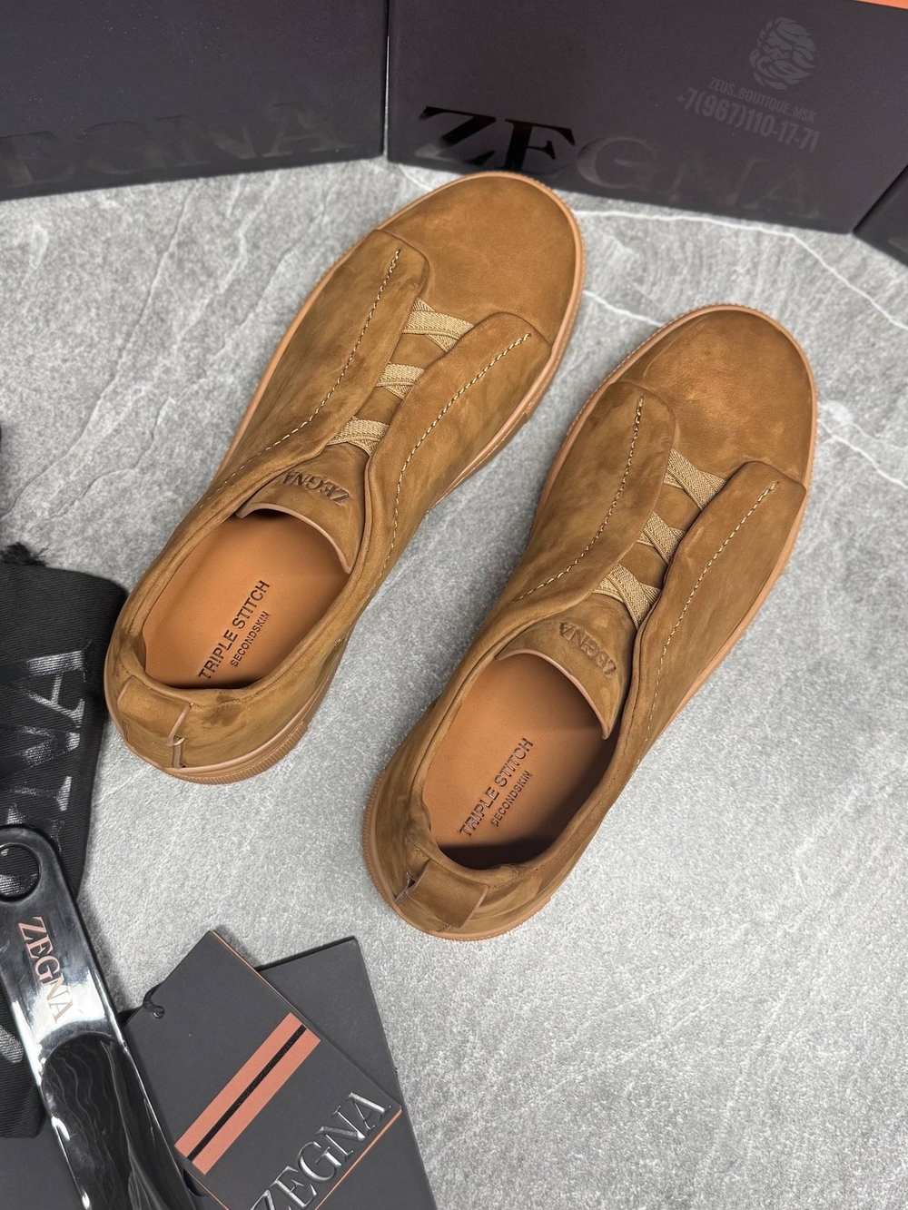Кеды Zegna Triple Stitch
