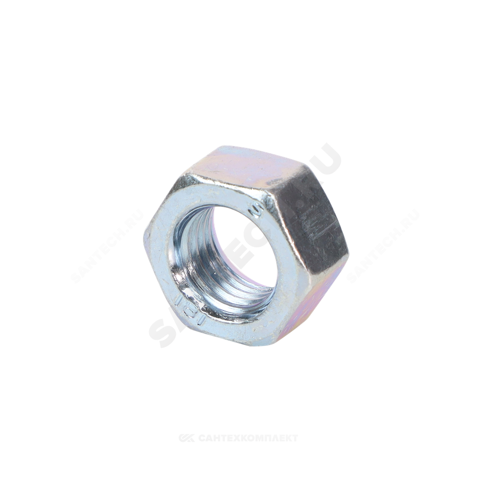 Гайка стальная оц М24 к.п. 5 шестигранная вес DIN 934 (5915/5927)