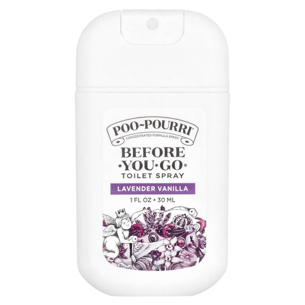 Poo-Pourri, спрей для туалета Before-You-Go®, лаванда и ваниль, 30 мл