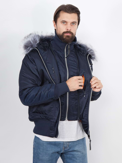 Куртка Аляска AVIATOR HD (т.синий/оранж - r.blue/orange)