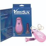 Розовый вибростимулятор для сосков VibroSux (Цвет: розовый)