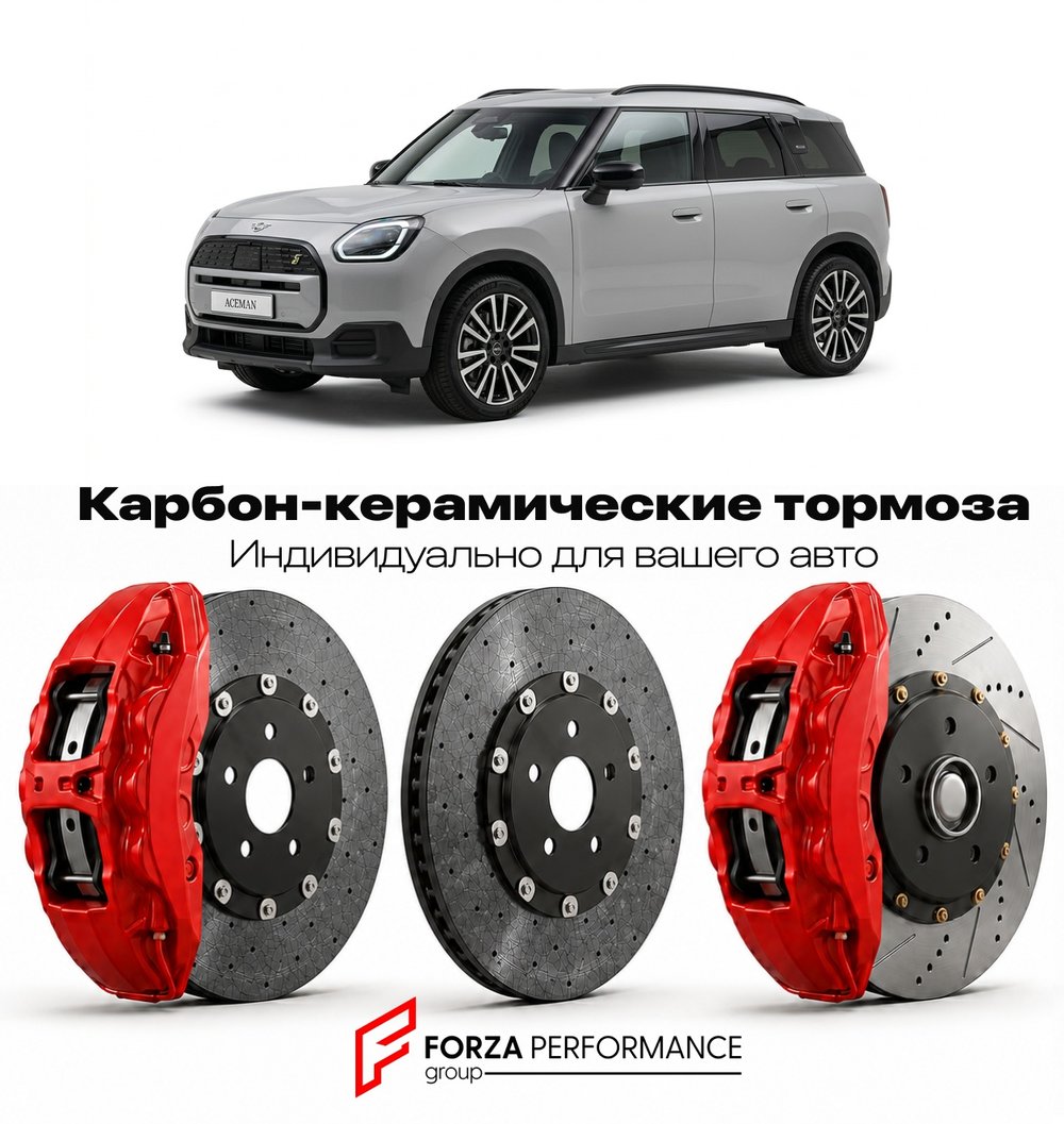 Карбон-керамическая тормозная система для Mini Aceman I 2024-2026 Мини