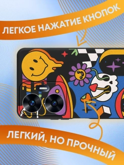 Чехол на Realme C55 с принтом