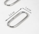 Кольцо 34×14×2мм,овал никель 9269128