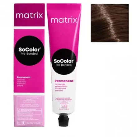 Matrix SoColor Pre-Bonded 6M Темный блонд мокка, 90мл