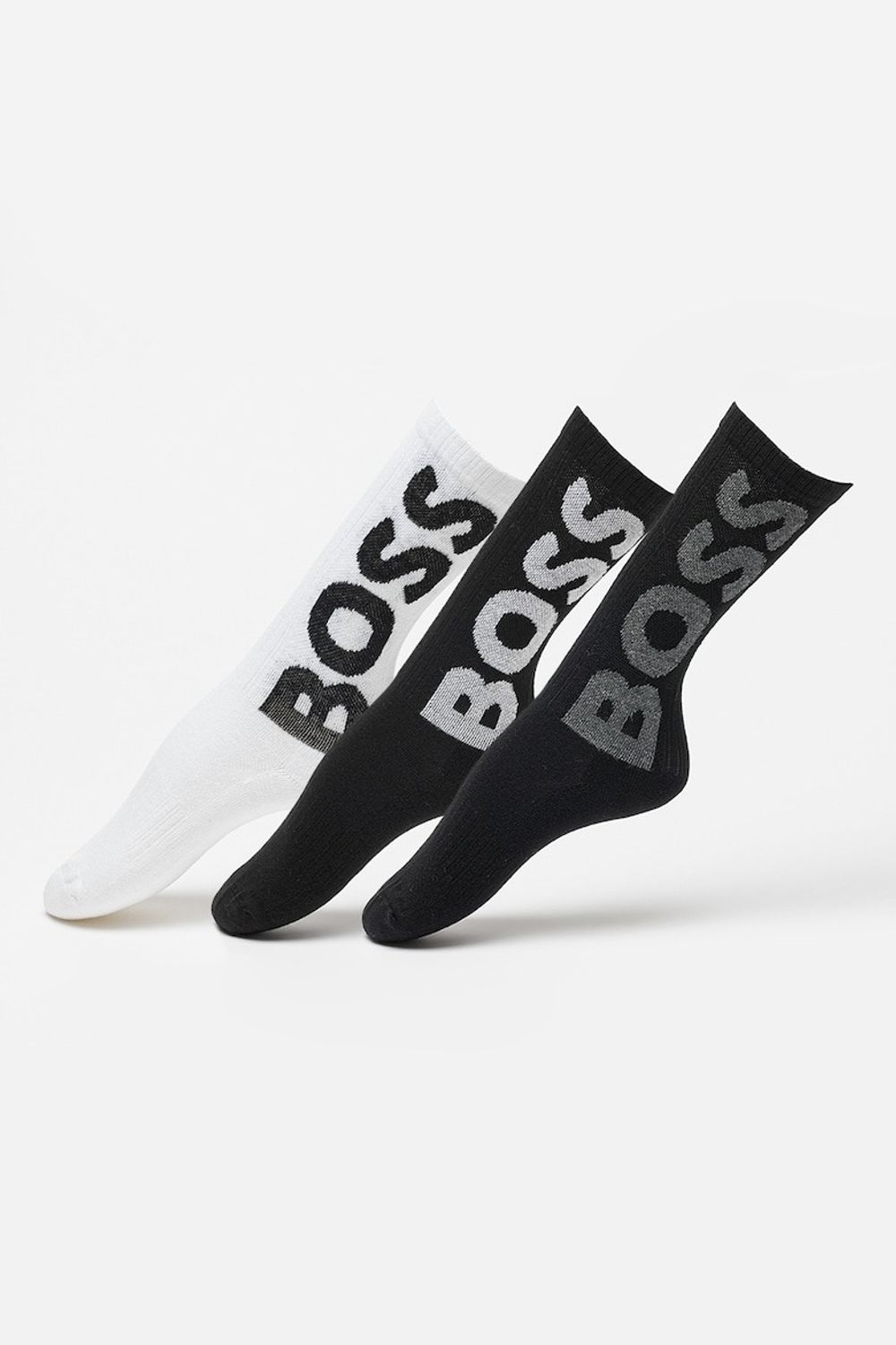 Носки (3 пары) мужские BOSS 3P QS Rib Logo CC 10263518 01