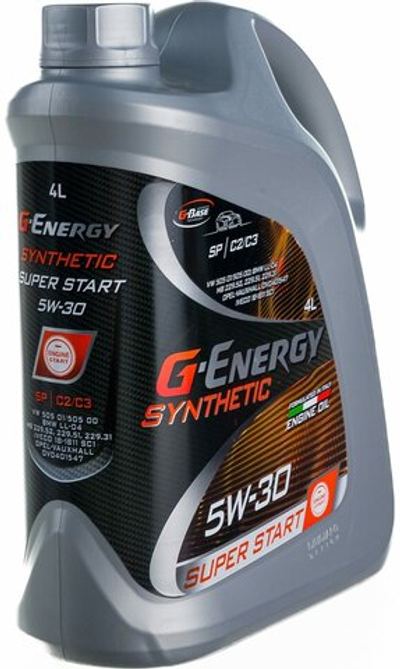Масло моторное G-Energy Synthetic Super Start 5W-30 синтетическое 4 л 253142400
