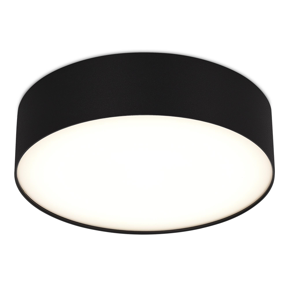 ST606.442.36 Светильник потолочный Черный LED 1*36W 4000K 3 240Lm Ra>90 120° IP20 D300xH55 220V Накладные светильники