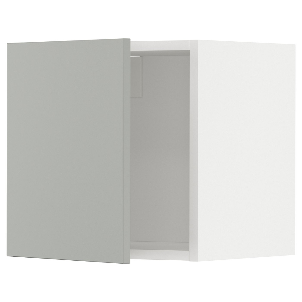 IKEA METOD  (ИКЕА МЕТОД)  -  Шкаф навесной - белый/Хавсторп светло-серый 40x40 см