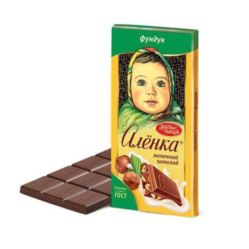 Шоколад "Алёнка" фундук 75г*16