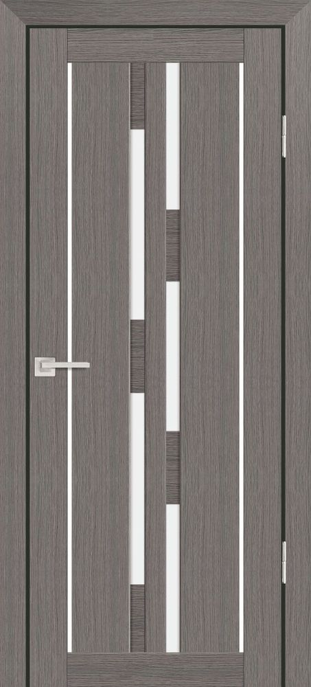 Дверь PS-33 / Цвет Грей Мелинга / белый сатинат / Двери PROFILO PORTE