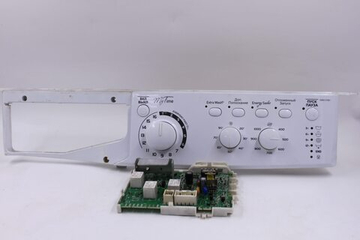 Модуль управления стиральной машины INDESIT EWSC 51051 B CIS (в сборе с пластиком)