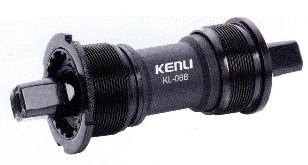 ПолуКаретка KL-08B Kenli 68x116 мм, 1.37"x24tpi, ось под квадрат, сталь/пластик