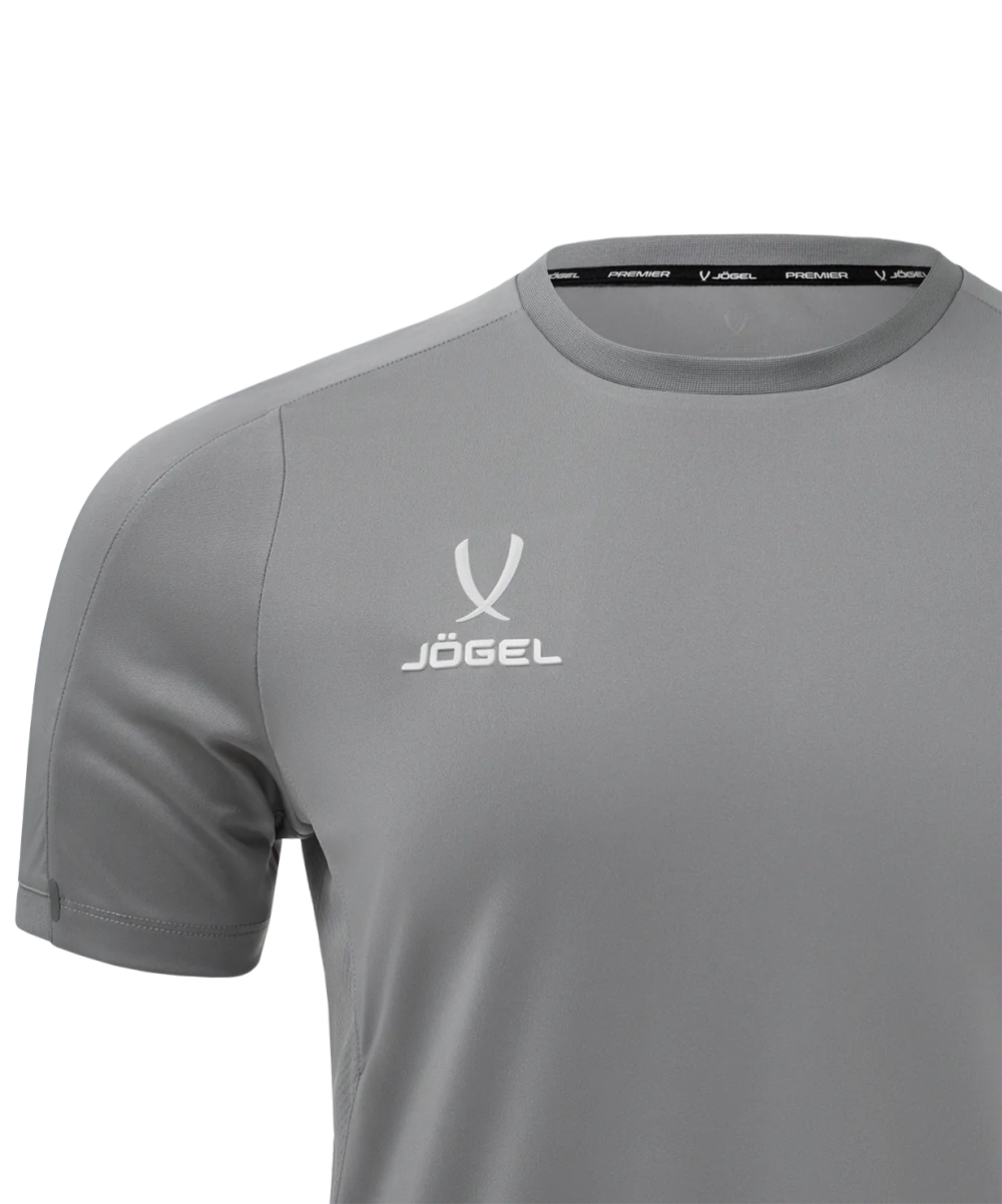 Футболка тренировочная JÖGEL PREMIER PerFormDRY Training Poly Tee, серый