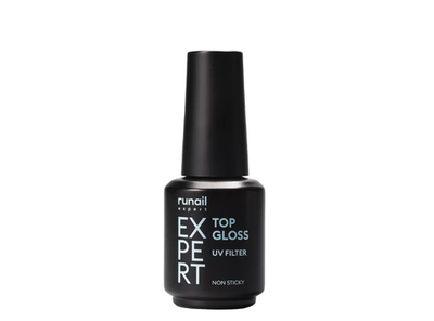 Runail Expert Top Gloss - Топ глянцевый с УФ фильтром без л\с №118, 18мл