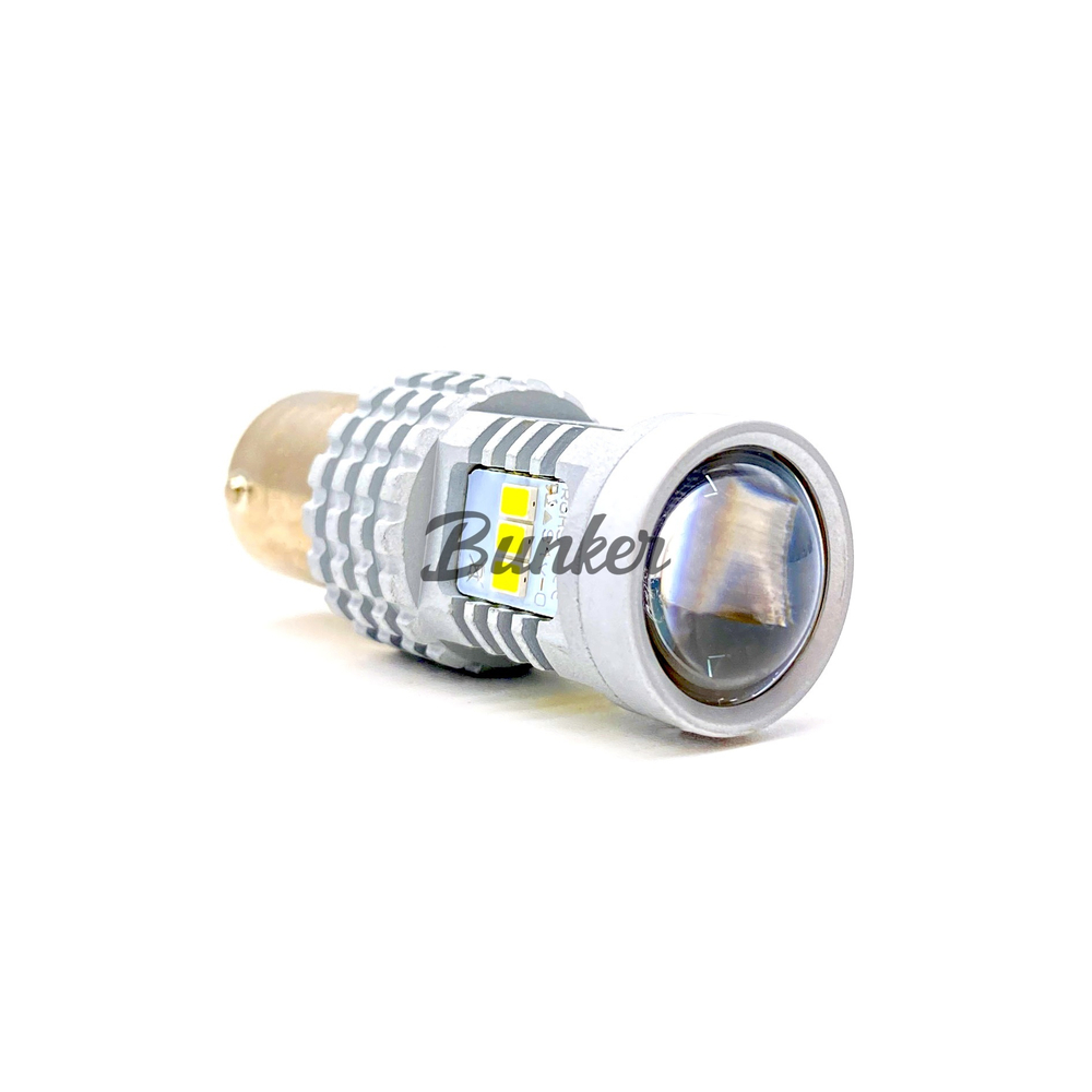 Светодиодная автомобильная LED лампа TaKiMi 1156-3020-14SMD (P21W),Белый,Не полярная,12V
