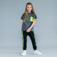 Футболка серая "Нео" подростковая